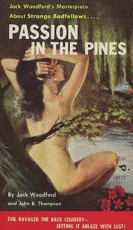 Passion In The Pines, Pulp Fiction cover by Bernard Safran, Beacon Books 1956