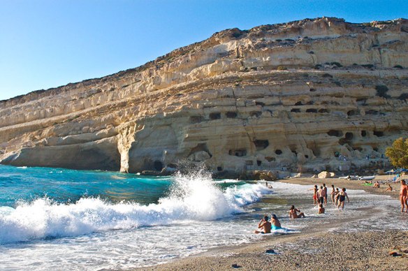 The caves of Matala