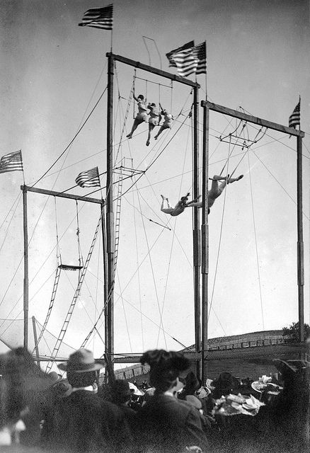 circus 1910 trapeze