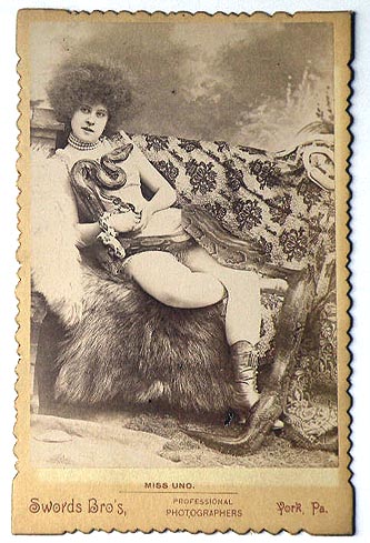 circus snake charmer 1900s